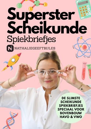 Superster Scheikunde Spiekbriefjes - voorkant